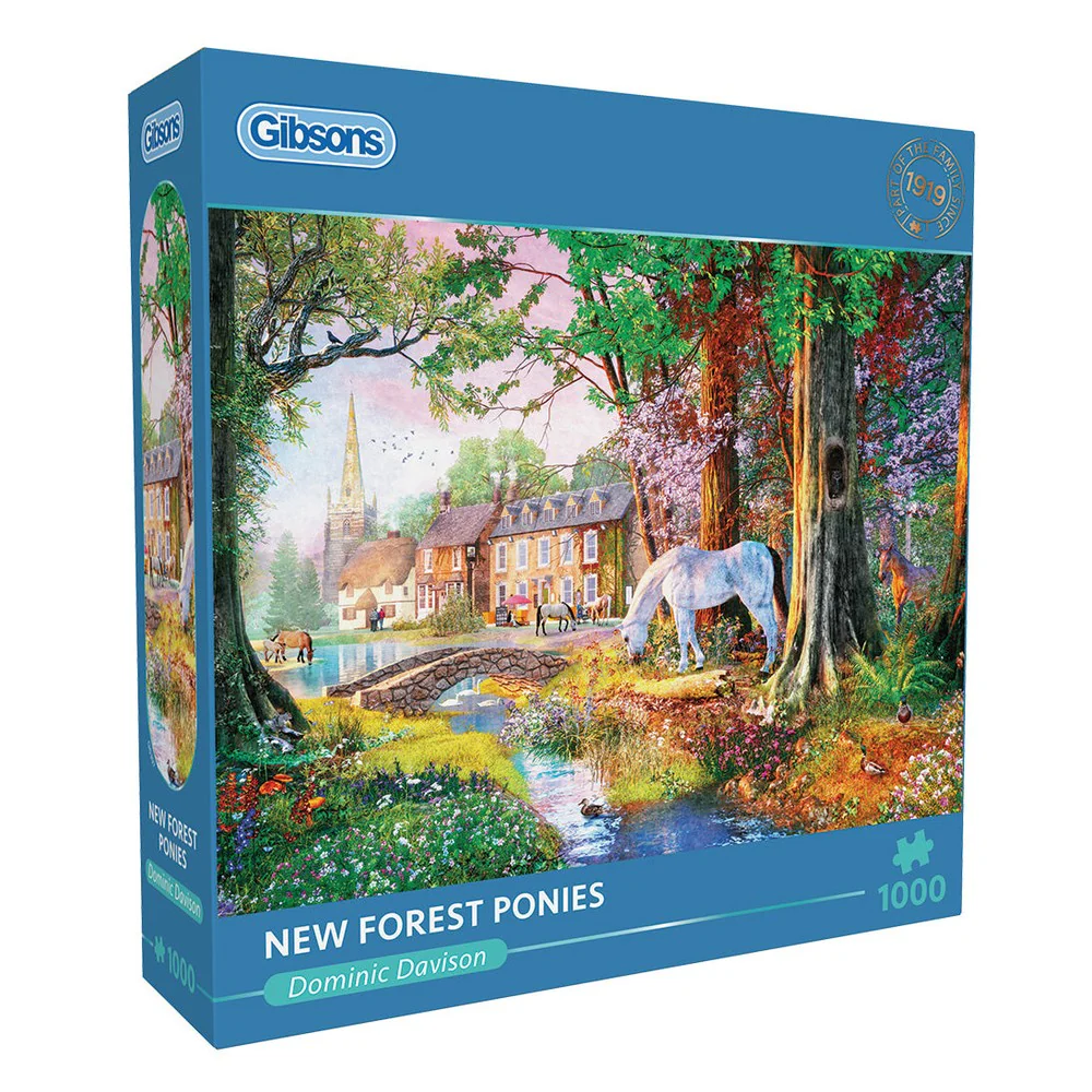 Gibsons - New Forest Ponies 1000 Piece Puzzle