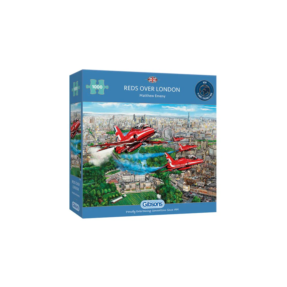 Gibsons - Reds Over London 1000 Piece Puzzle