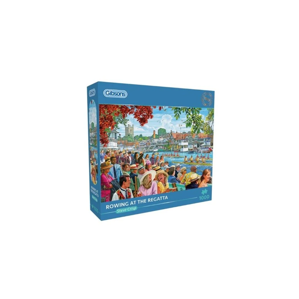 Gibsons - Rowing At The Regatta 1000 Piece Puzzle