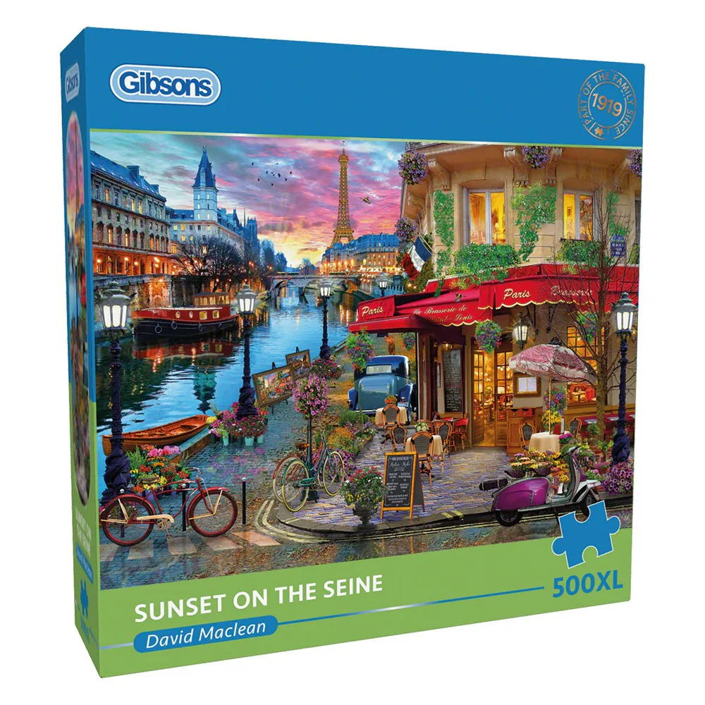 Gibsons - Sunset On The Seine 500 Piece Puzzle