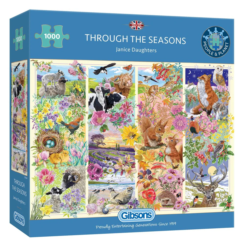 Gibsons - Through The Seasons 1000 Piece Puzzle