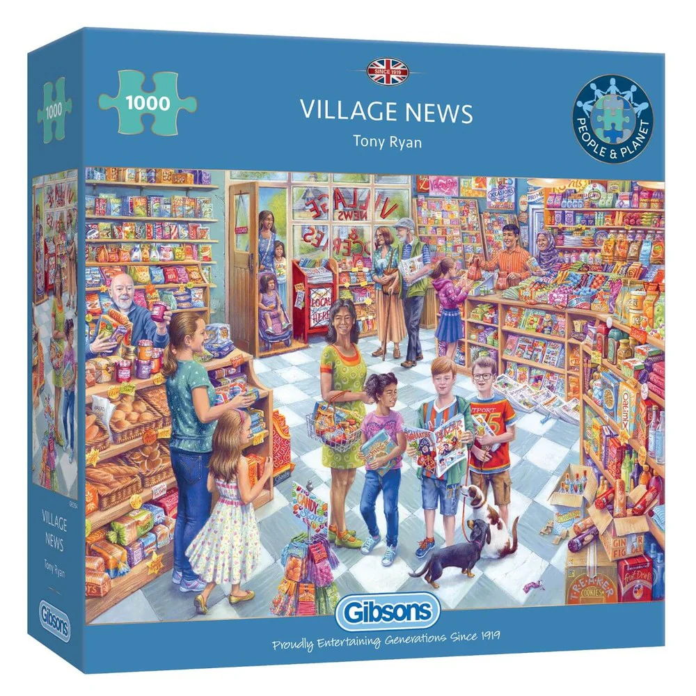 Gibsons - Village News 1000 Piece Puzzle