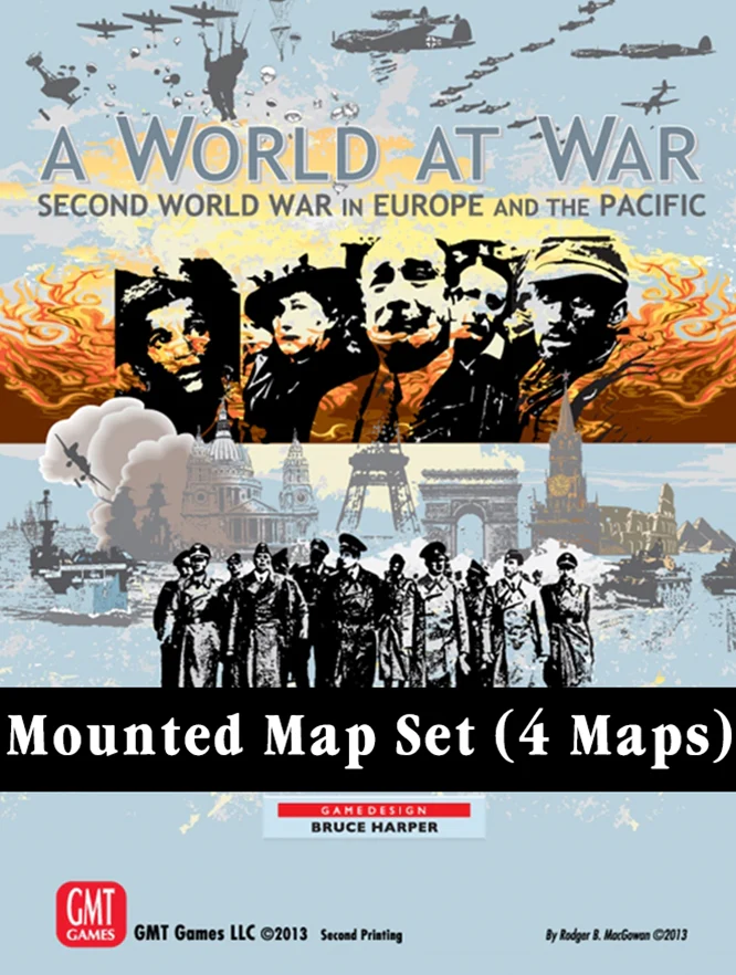 GMT Games - A World at War Mounted Maps