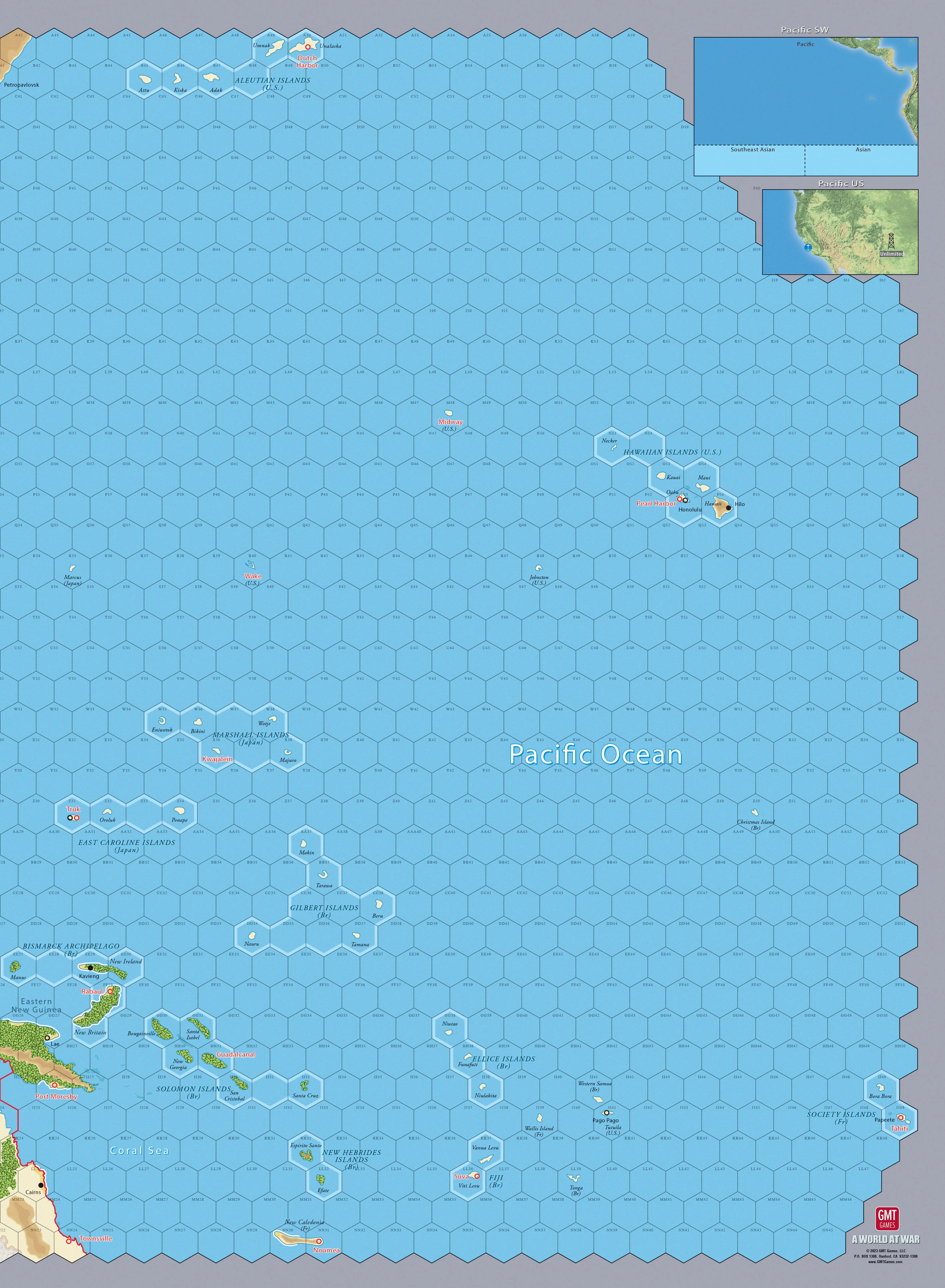 GMT Games - A World at War Mounted Maps - Image 3