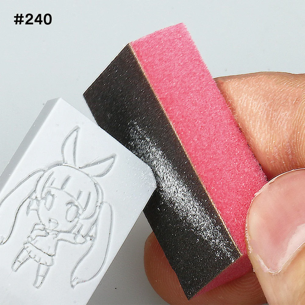 GodHand - Kamiyasu Sanding Stick 12-Piece Set - #240 Grit 10mm - Image 2
