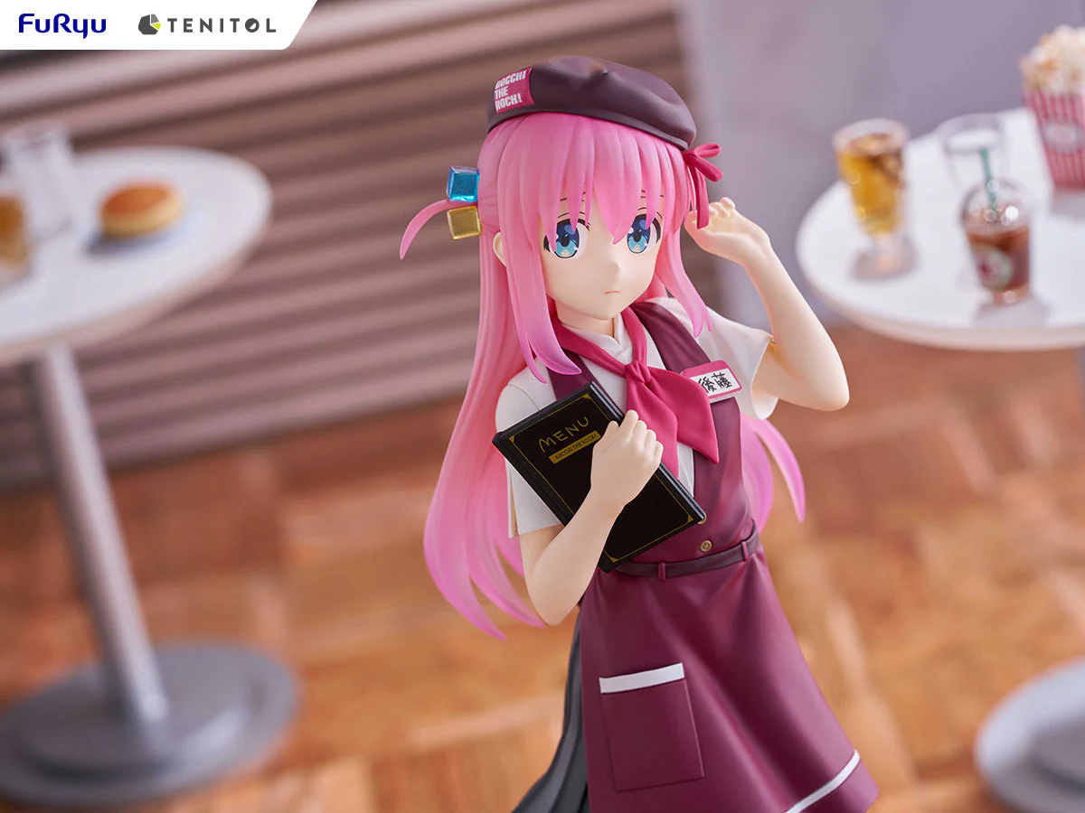 Good Smile Company Bocchi the Rock! Tenitol Hitori Gotoh Cafe Clerk Style Version Figure - Image 2
