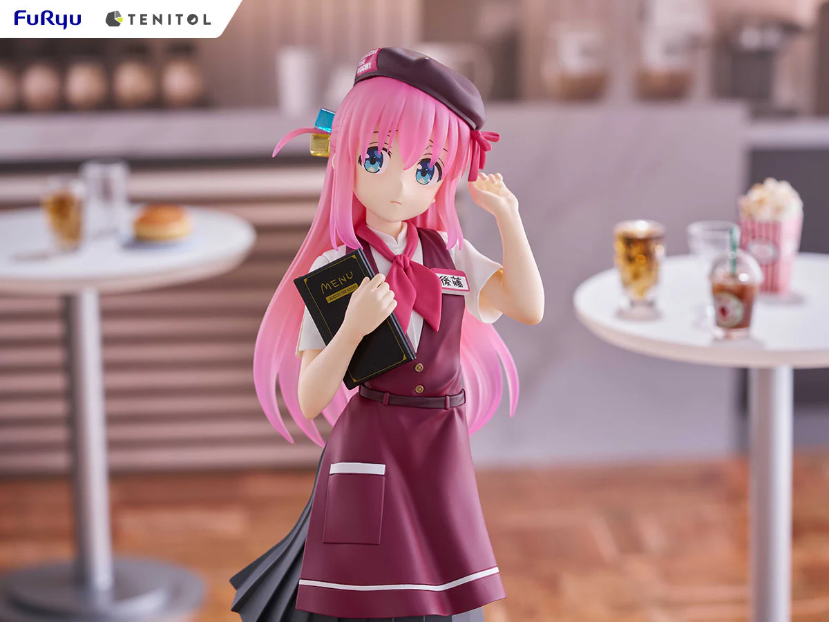 Good Smile Company Bocchi the Rock! Tenitol Hitori Gotoh Cafe Clerk Style Version Figure - Image 3