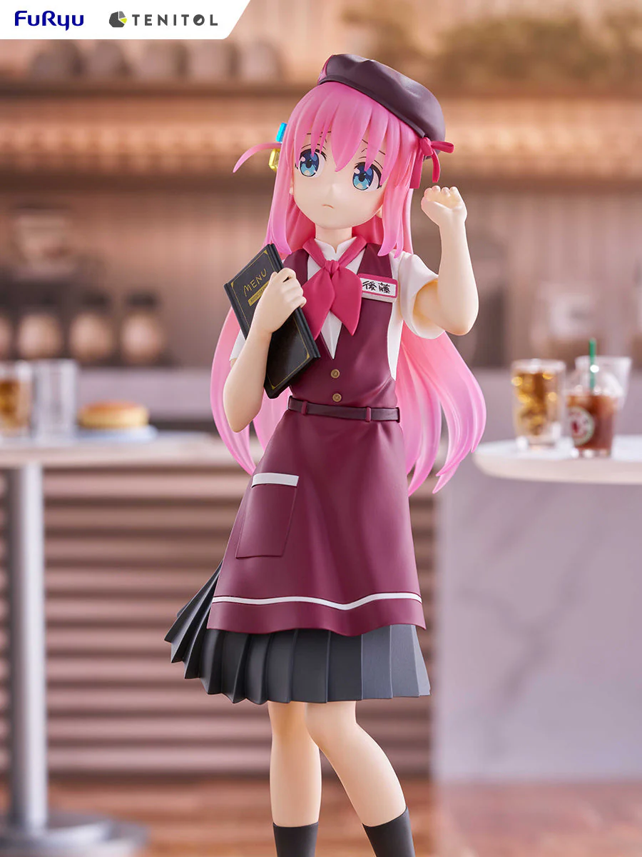Good Smile Company Bocchi the Rock! Tenitol Hitori Gotoh Cafe Clerk Style Version Figure - Image 4