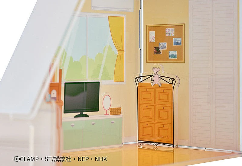 Good Smile Company Cardcaptor Sakura Clear Card: Acrylic Diorama Background Sakura's Bedroom - Image 4
