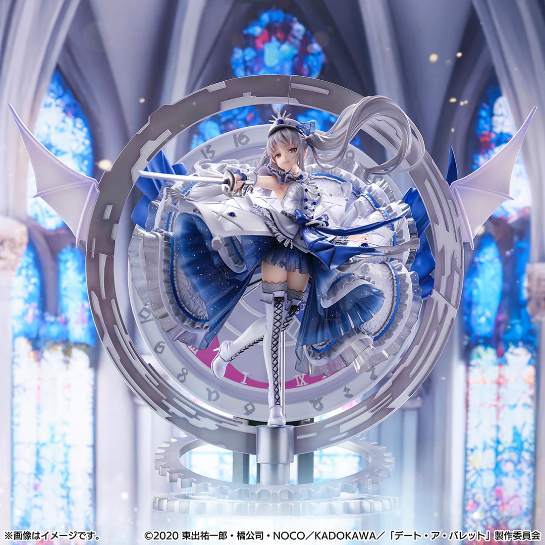 Good Smile Company "Date A Bullet" White Queen - Royal Blue Sapphire Dress Version (Shibuya Scramble Figure) 1/7 Scale