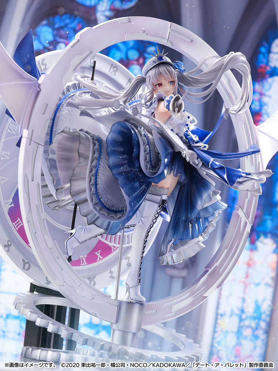 Good Smile Company "Date A Bullet" White Queen - Royal Blue Sapphire Dress Version (Shibuya Scramble Figure) 1/7 Scale - Image 3