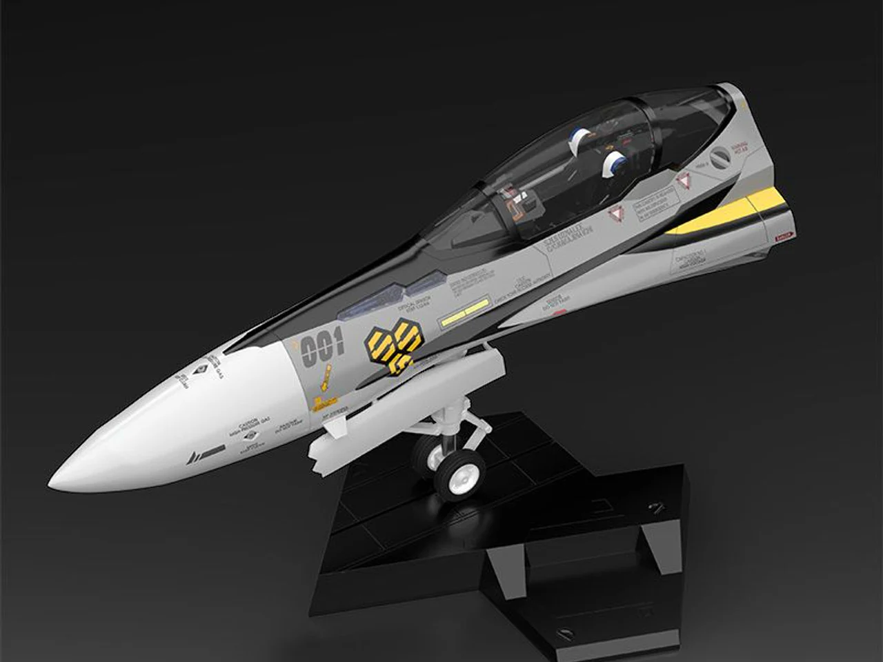 Good Smile Company Macross F PLAMAX MF-63 Minimum Factory 1/20 Scale Fighter Nose Collection VF-25S (Ozma Lee's Fighter) - Image 3