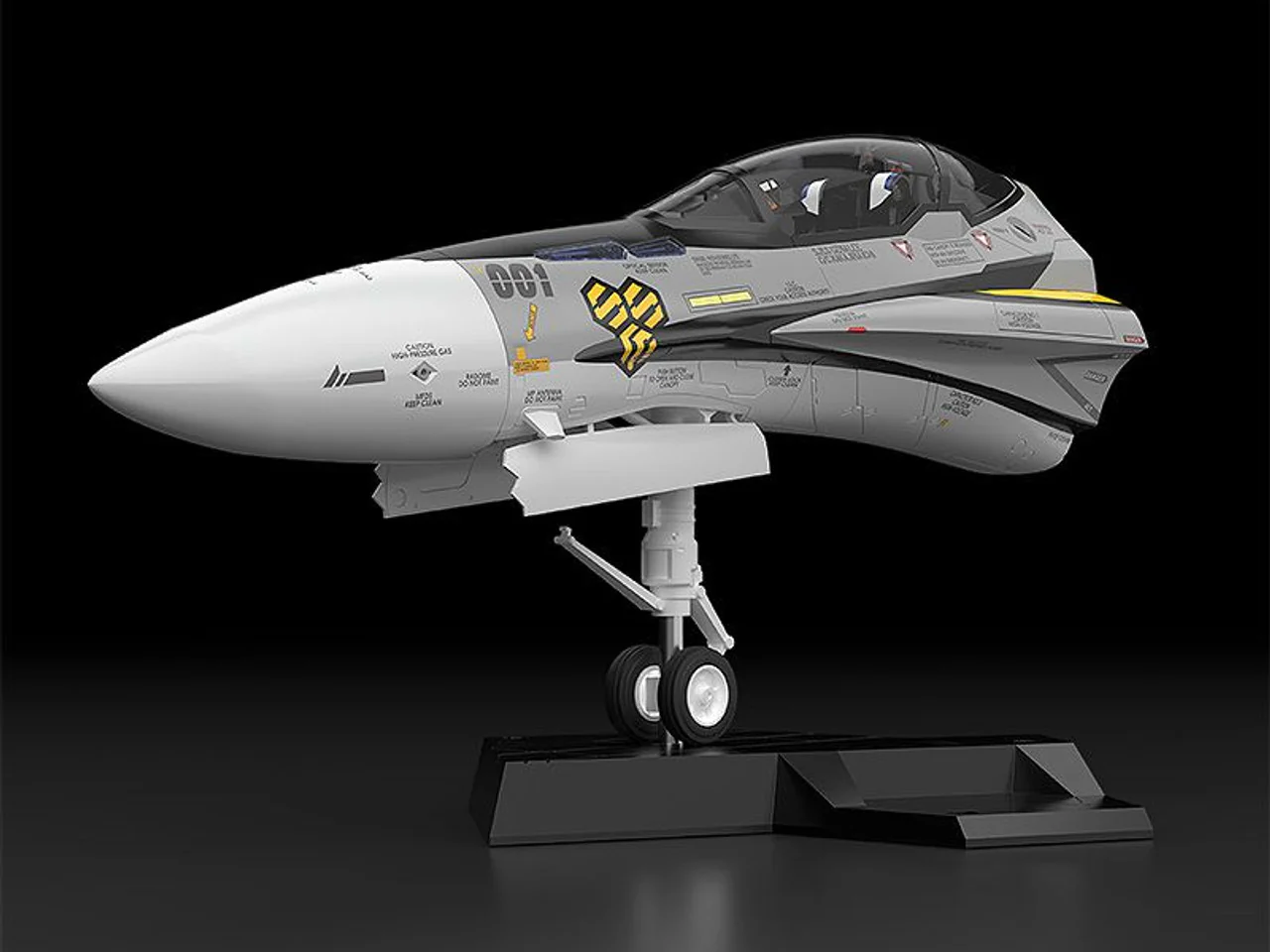 Good Smile Company Macross F PLAMAX MF-63 Minimum Factory 1/20 Scale Fighter Nose Collection VF-25S (Ozma Lee's Fighter) - Image 4