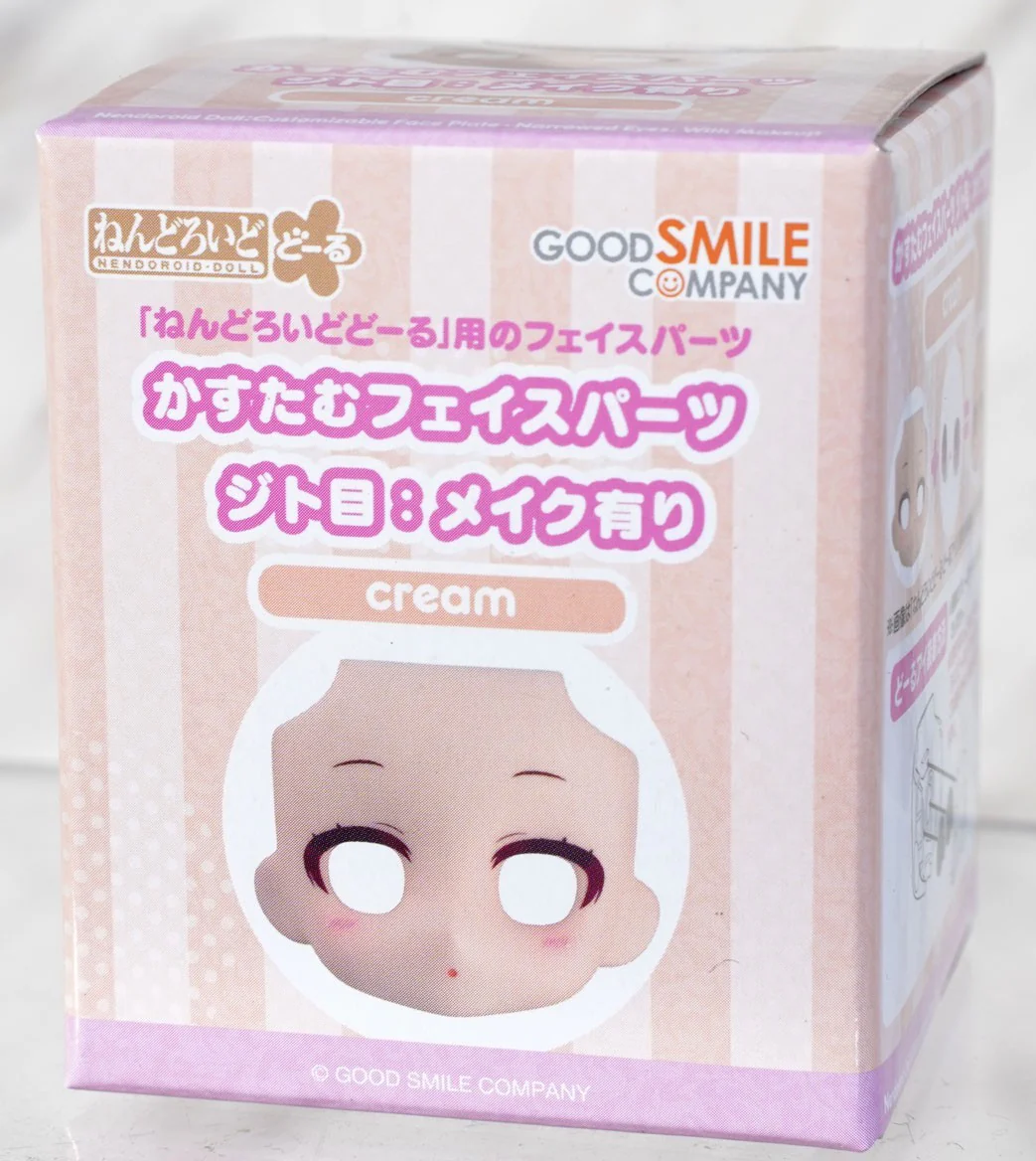 Good Smile Company Nendoroid Doll: Customizable Face Plate Narrowed Eyes with Makeup (Almond Milk)