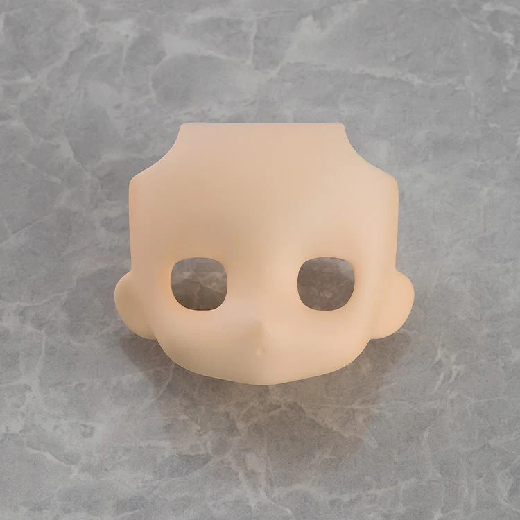 Good Smile Company Nendoroid Doll: Customizable Narrowed Eyes without Makeup Face Plate, Almond Milk - Image 2