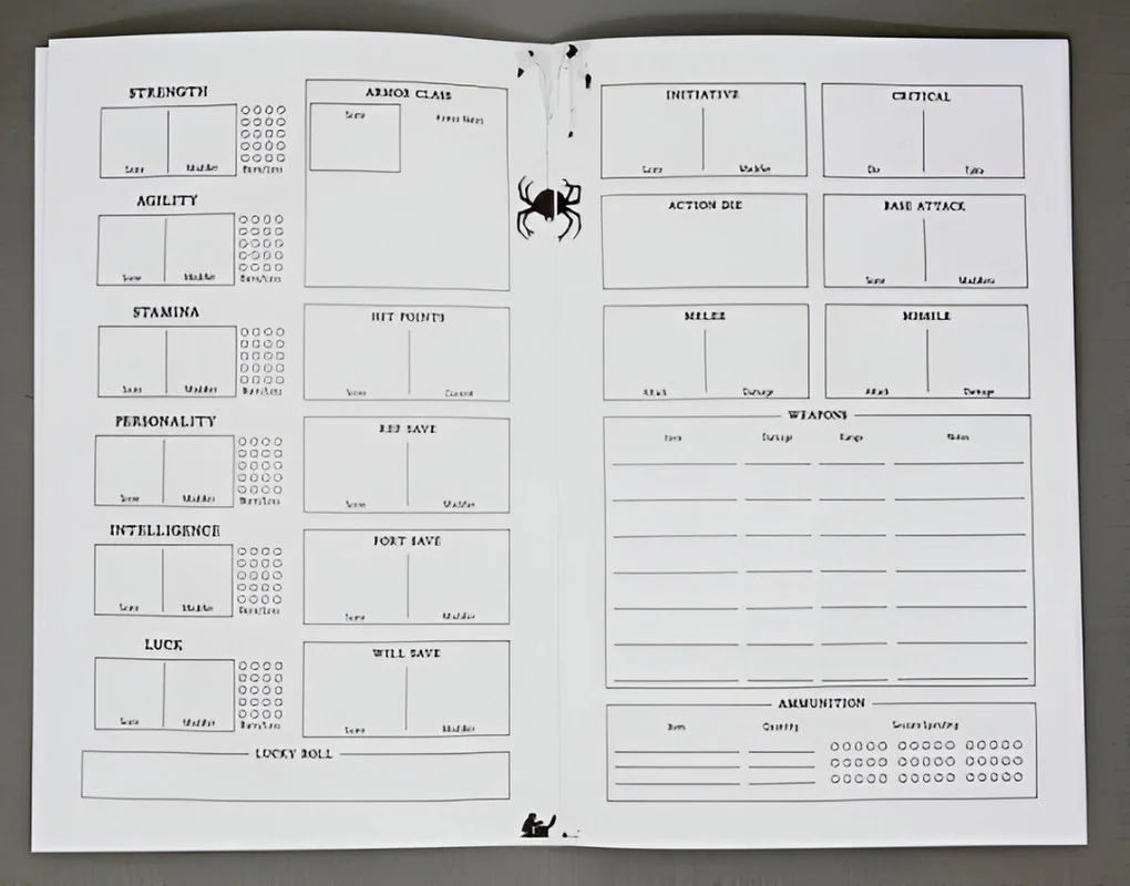 Goodman Games Dungeon Crawl Classics RPG: DCC Digest Sized Character Folio - Image 3