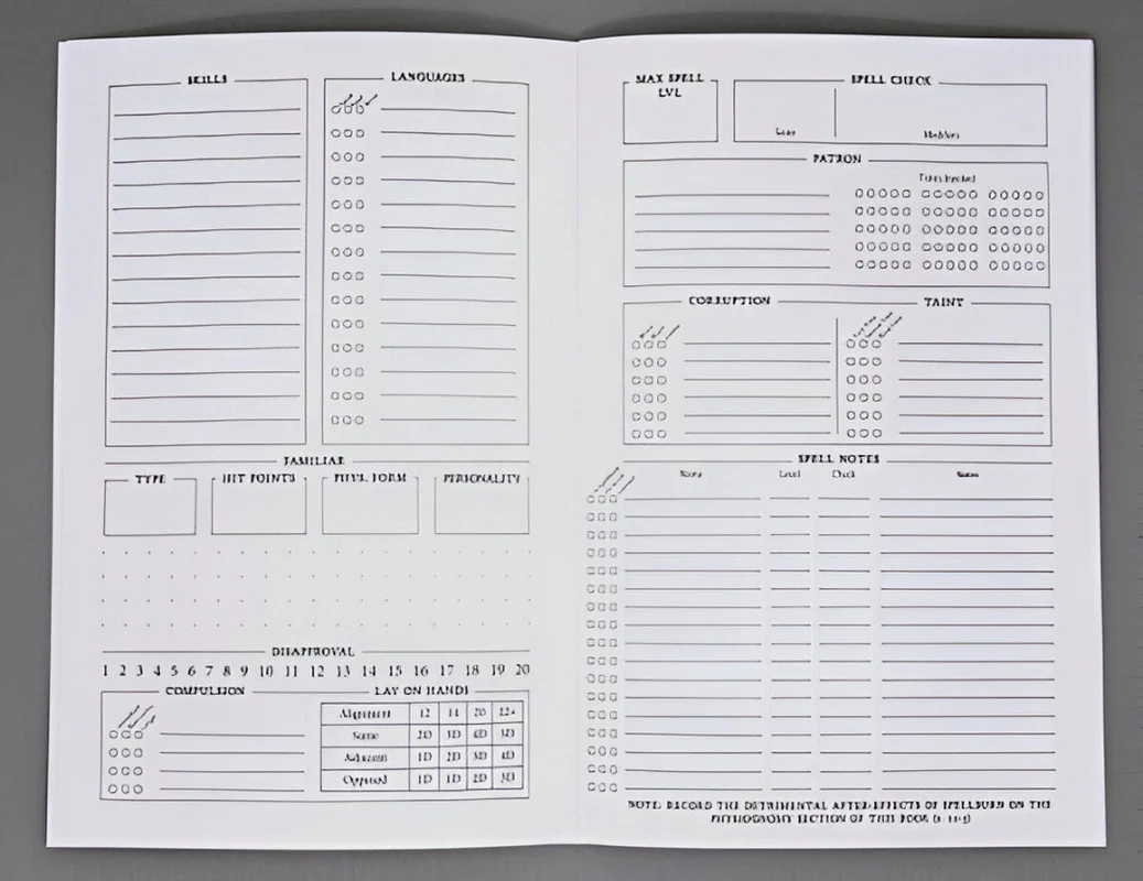 Goodman Games Dungeon Crawl Classics RPG: DCC Digest Sized Character Folio - Image 4