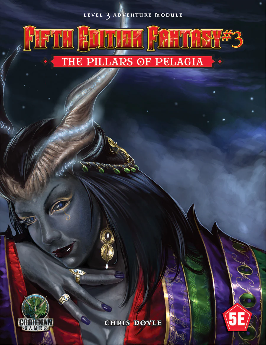 Goodman Games Dungeons & Dragons Fifth Edition Fantasy Adventure #3 - The Pillars of Pelagia