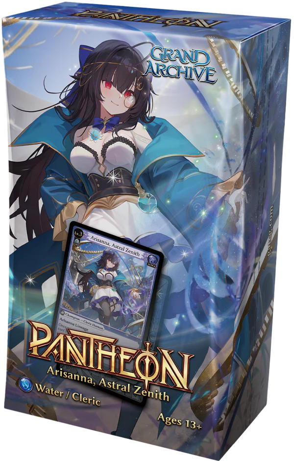 Grand Archive TCG: Radiant Origins – Pantheon Deck - Arisanna, Astral Zenith Water Cleric