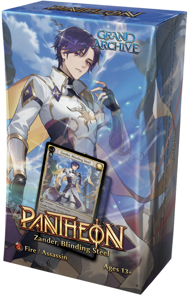 Grand Archive TCG: Radiant Origins – Pantheon Deck - Arisanna, Zander Blinding Steel Fire Assassin