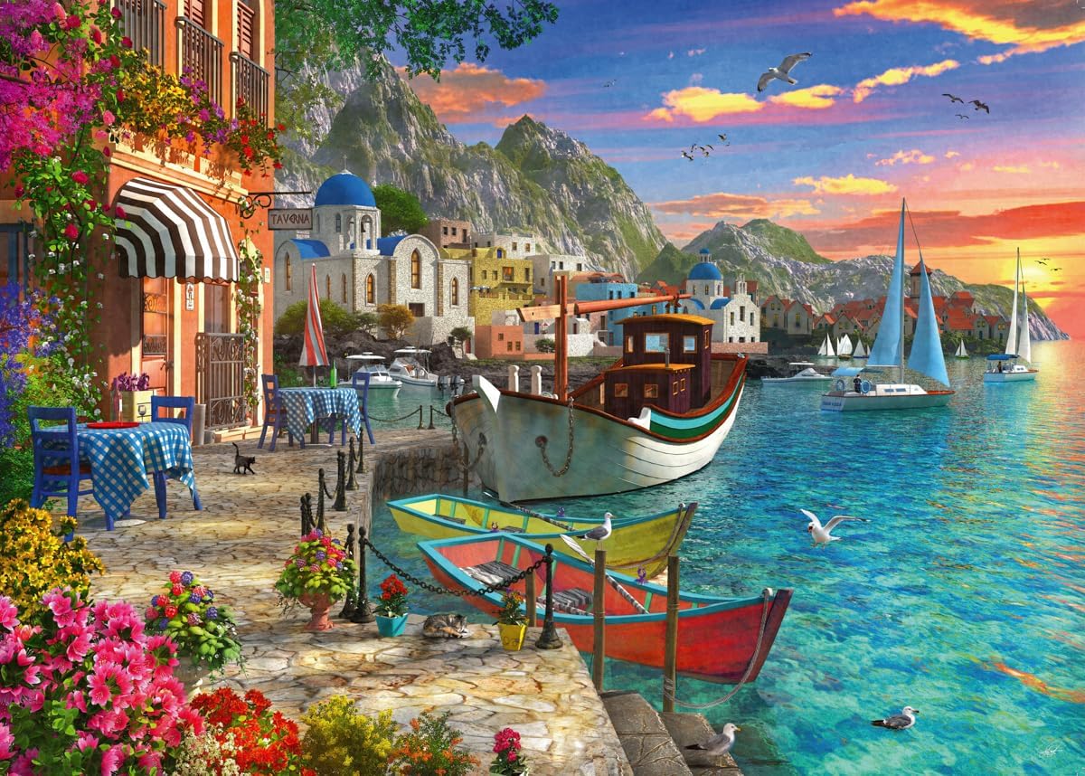 Grandiose Greece 1000 Piece Jigsaw Puzzle - Image 2