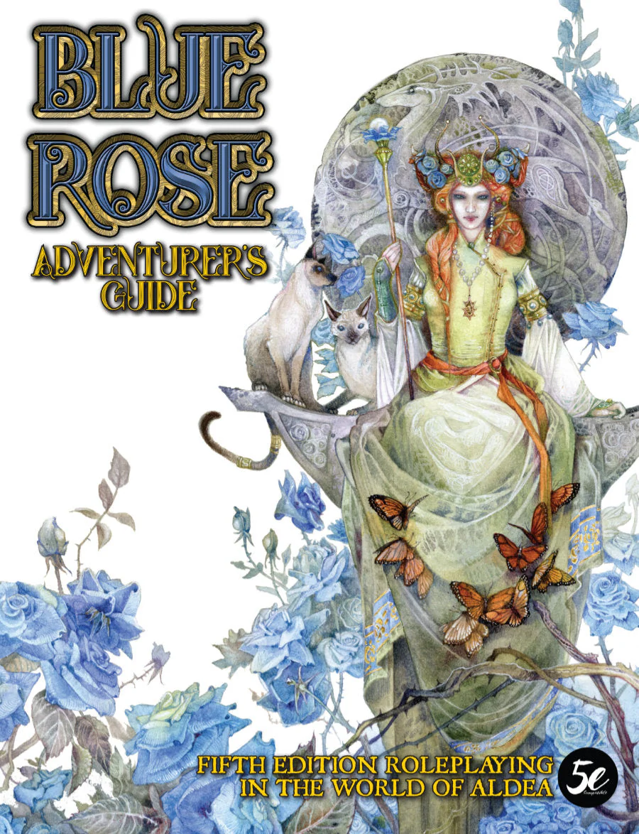 Green Ronin Blue Rose RPG Book - Adventurer's Guide 5E