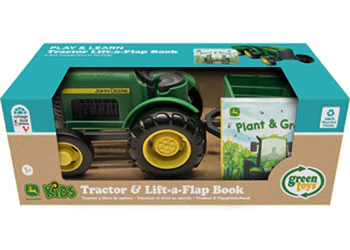 Green Toys - John Deere Tractor & Board Book - Image 5