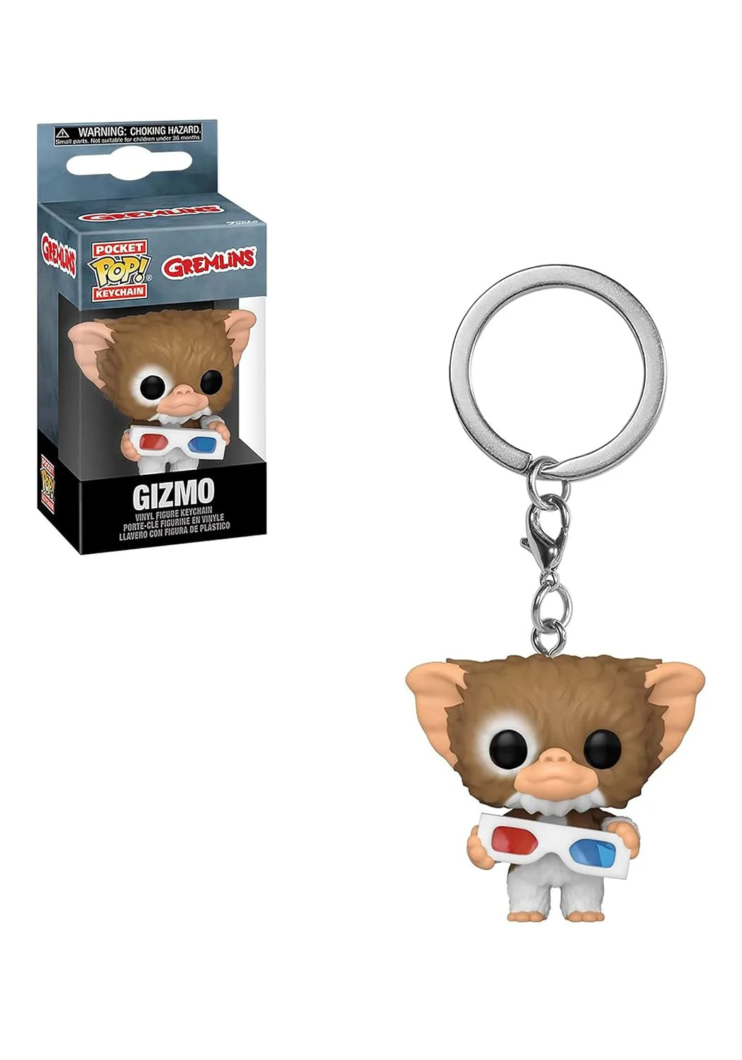 Gremlins Gizmo with 3D glasses Pop! Keychain