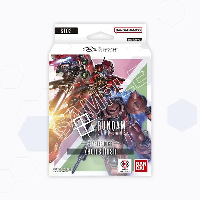 Gundam Card Game Zeons Rush [ST03] Starter Deck