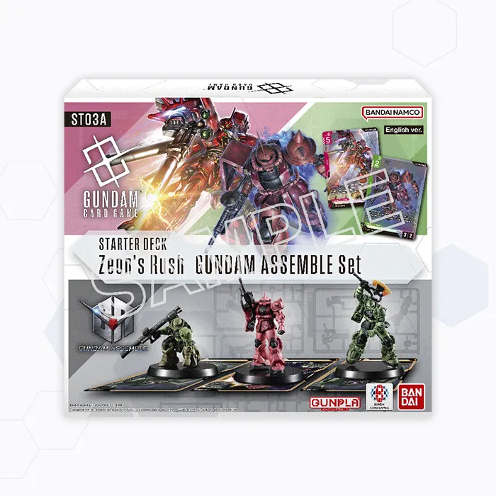 Gundam Card Game Zeons Rush [ST03A] Assemble Starter Deck