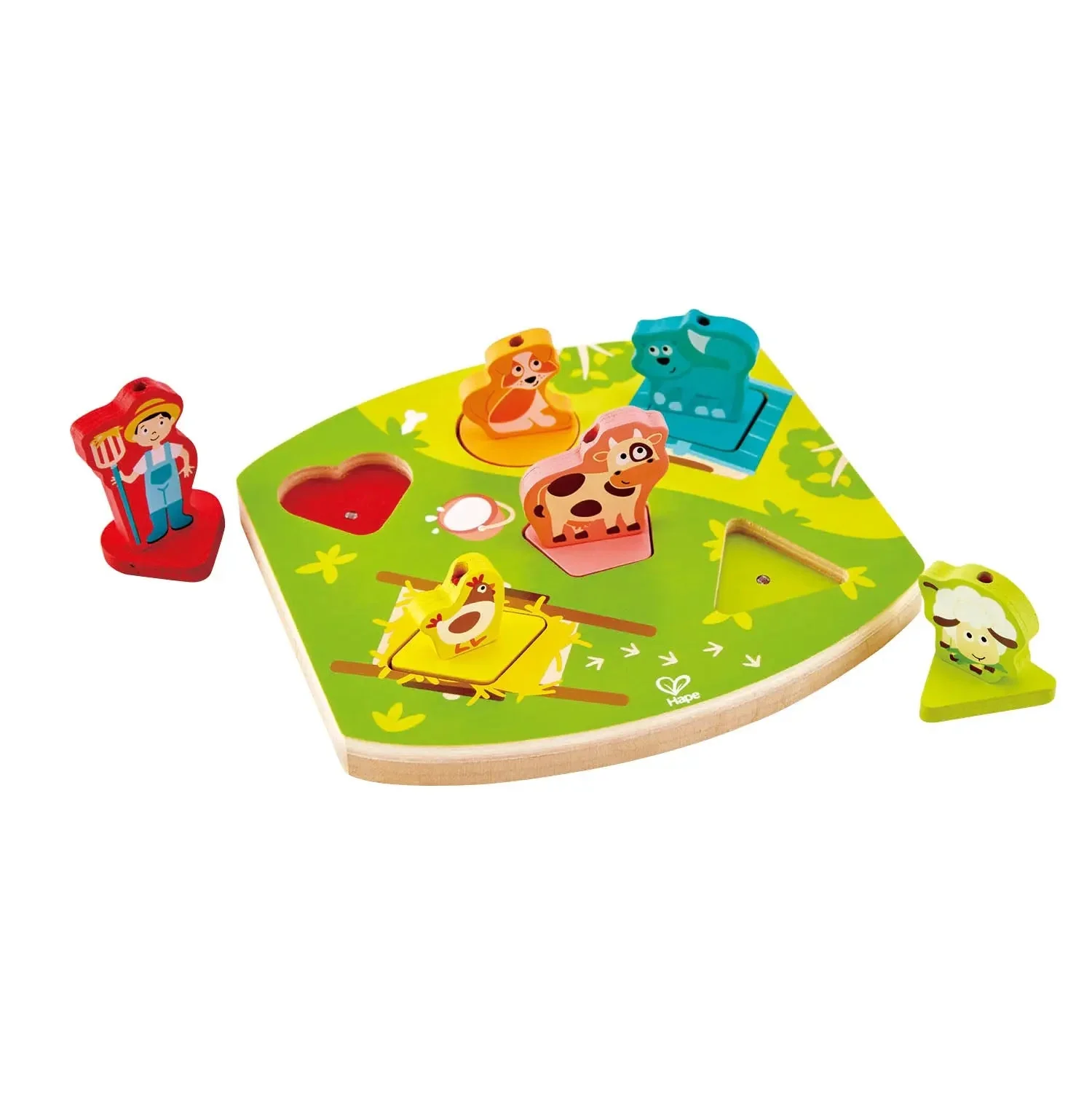 Hape Farmyard Sound - 7 piece Puzzle - Image 2