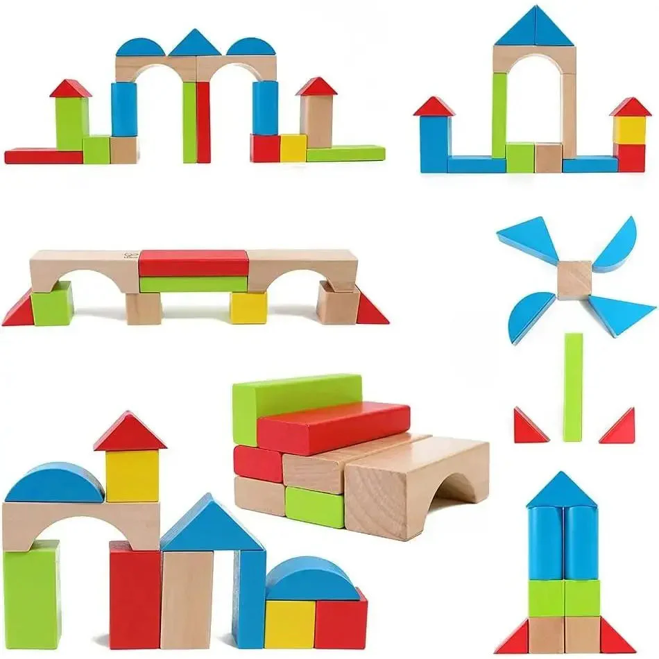Hape Maple Blocks Toddler Toy - Image 3