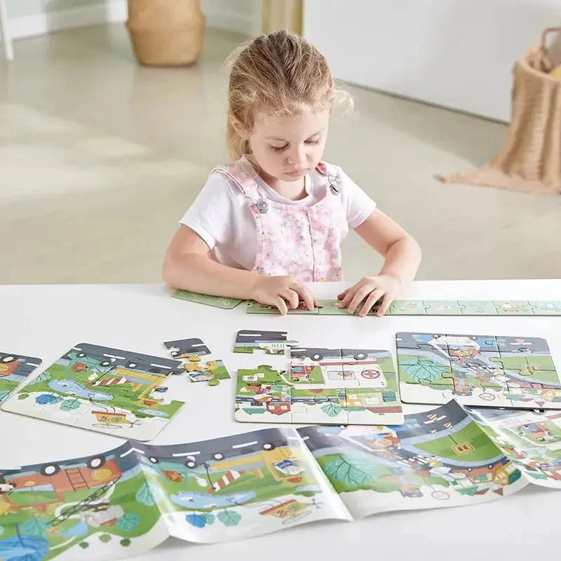 Hape Rescue Vehicles - 9/12/16/20 piece Puzzles - Image 5