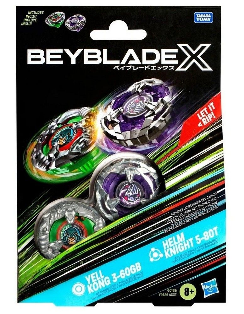 Hasbro Beyblade X Dual Pack Wave 1 - Assorted