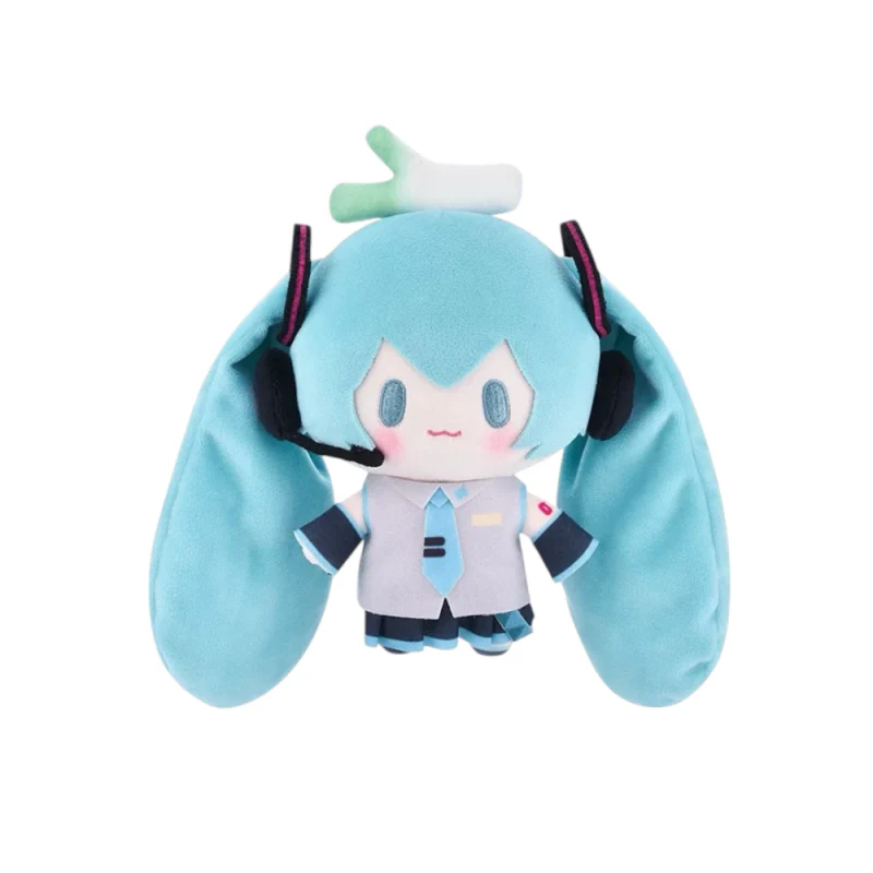 Hatsune Miku Plush Leek Head Keychain