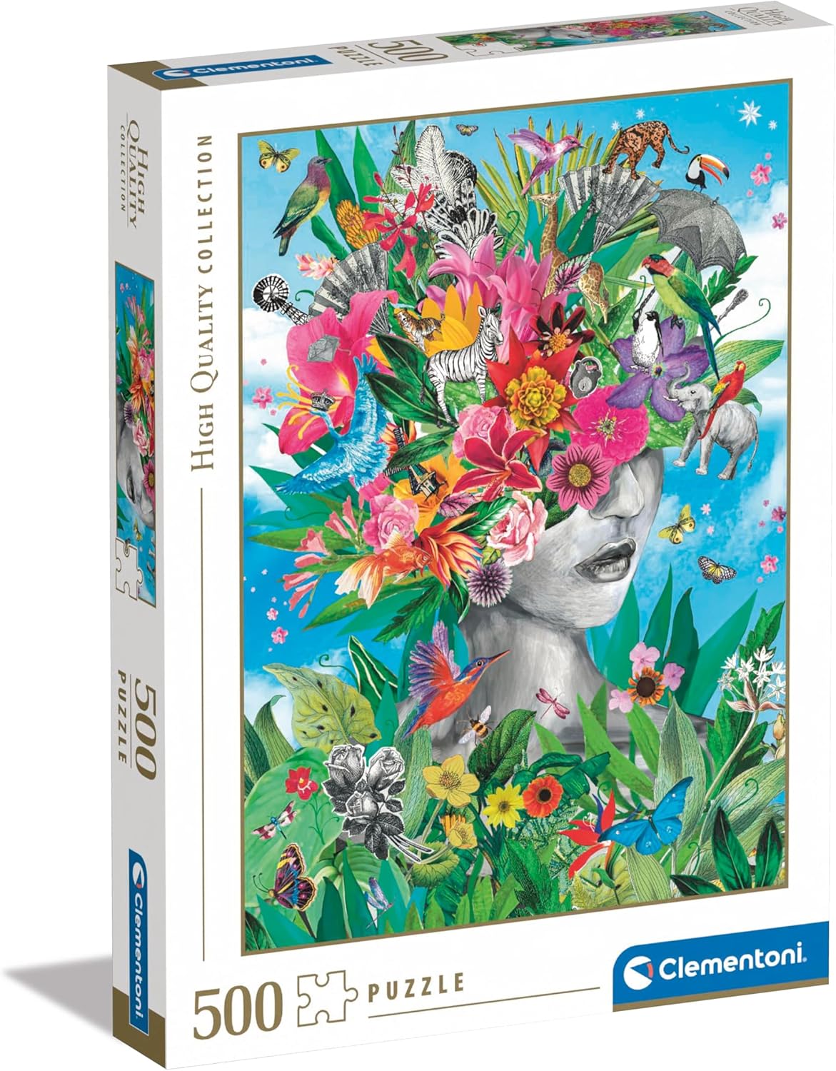 Head In The Jungle 500 Piece Jigsaw (Highquality)