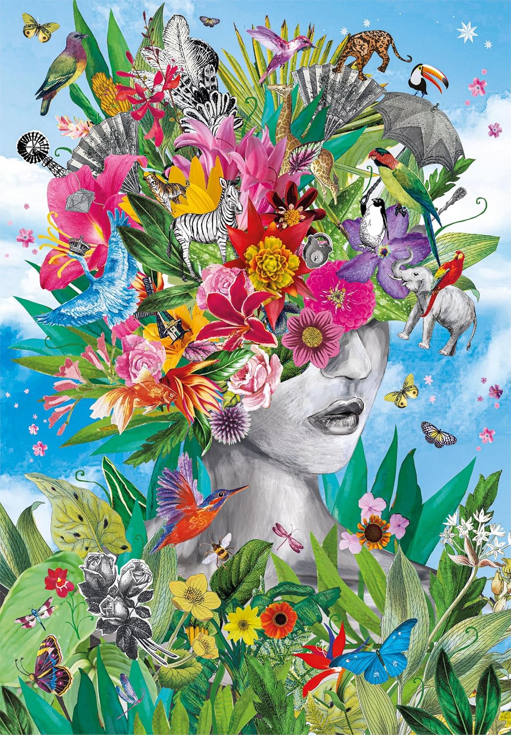 Head In The Jungle 500 Piece Jigsaw (Highquality) - Image 2