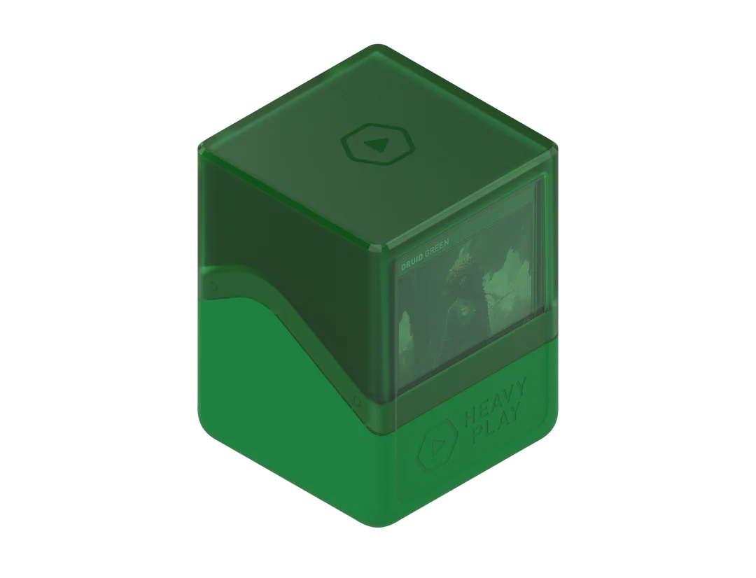 Heavy Play RFG 80 Double-Sleeved Deck Box - Druid Green - Image 2