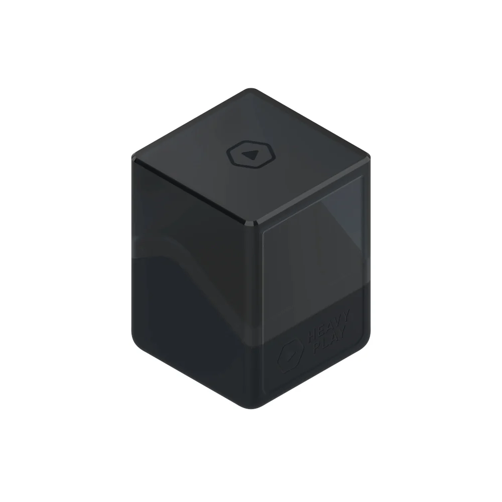 Heavy Play RFG Deck Box 100 Double Sleeved Warlock - Black