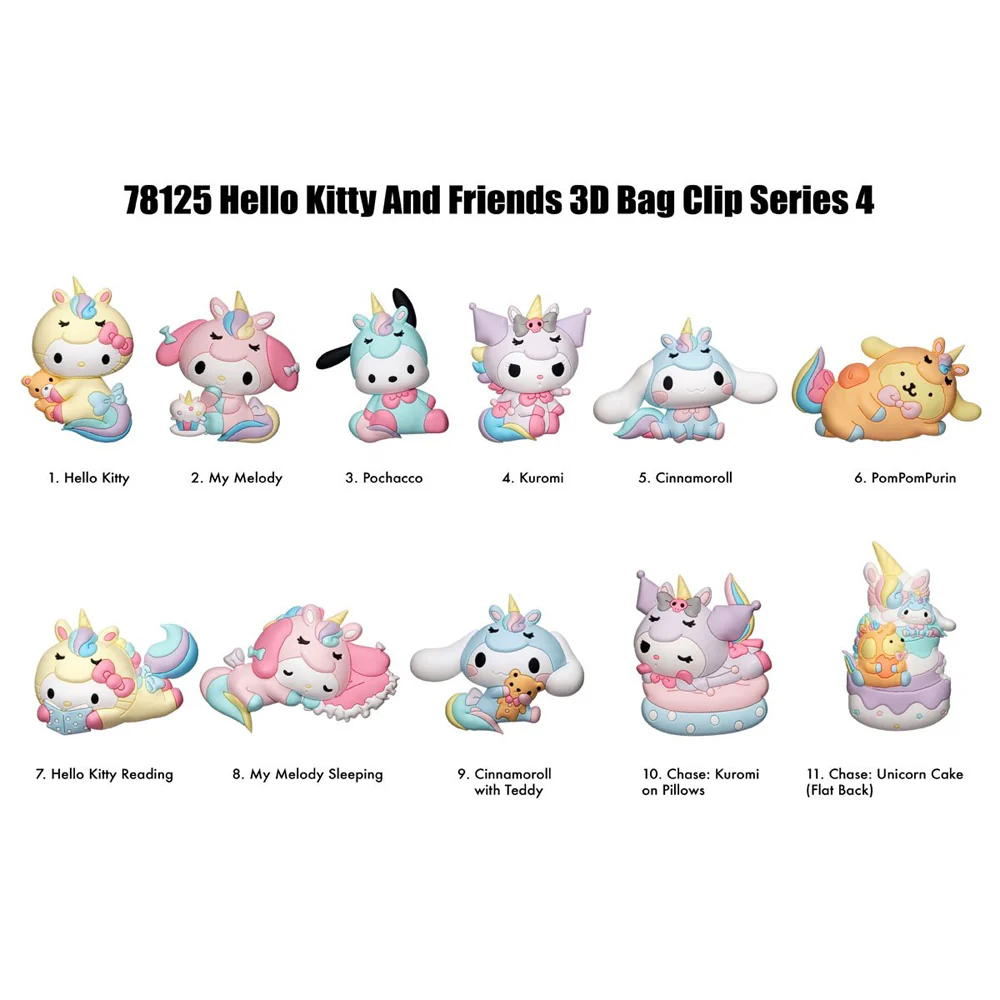 Hello Kitty - 3D PVC Bag Clips Series 4 Blind Bag - Image 2