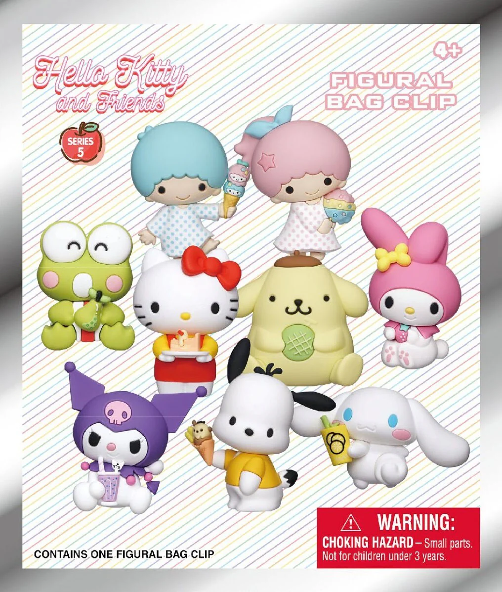 Hello Kitty - 3D PVC Bag Clips Series 5 Blind Bag