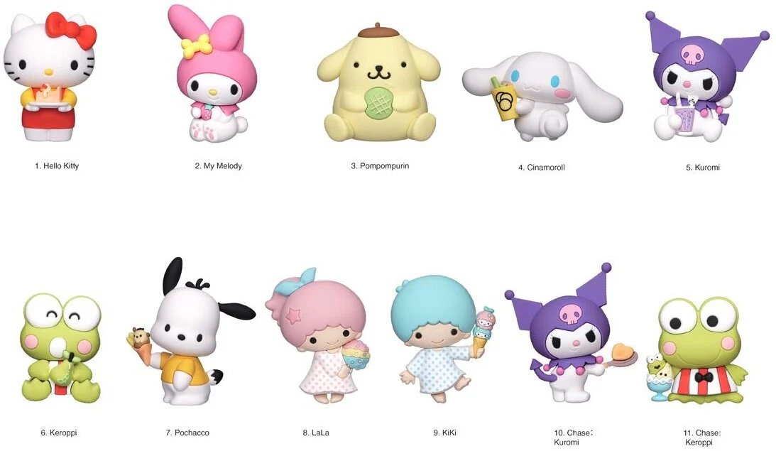 Hello Kitty - 3D PVC Bag Clips Series 5 Blind Bag - Image 2