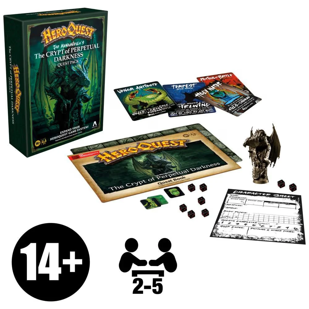 Heroquest The Crypt of Perpetual Darkness Quest Pack - Image 3