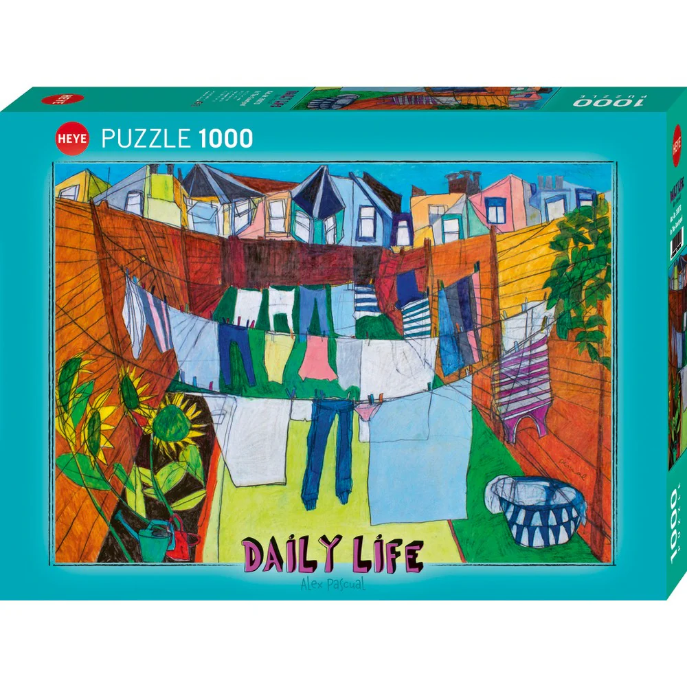 Heye - Daily Life - Courtyard 1000 Piece Puzzle