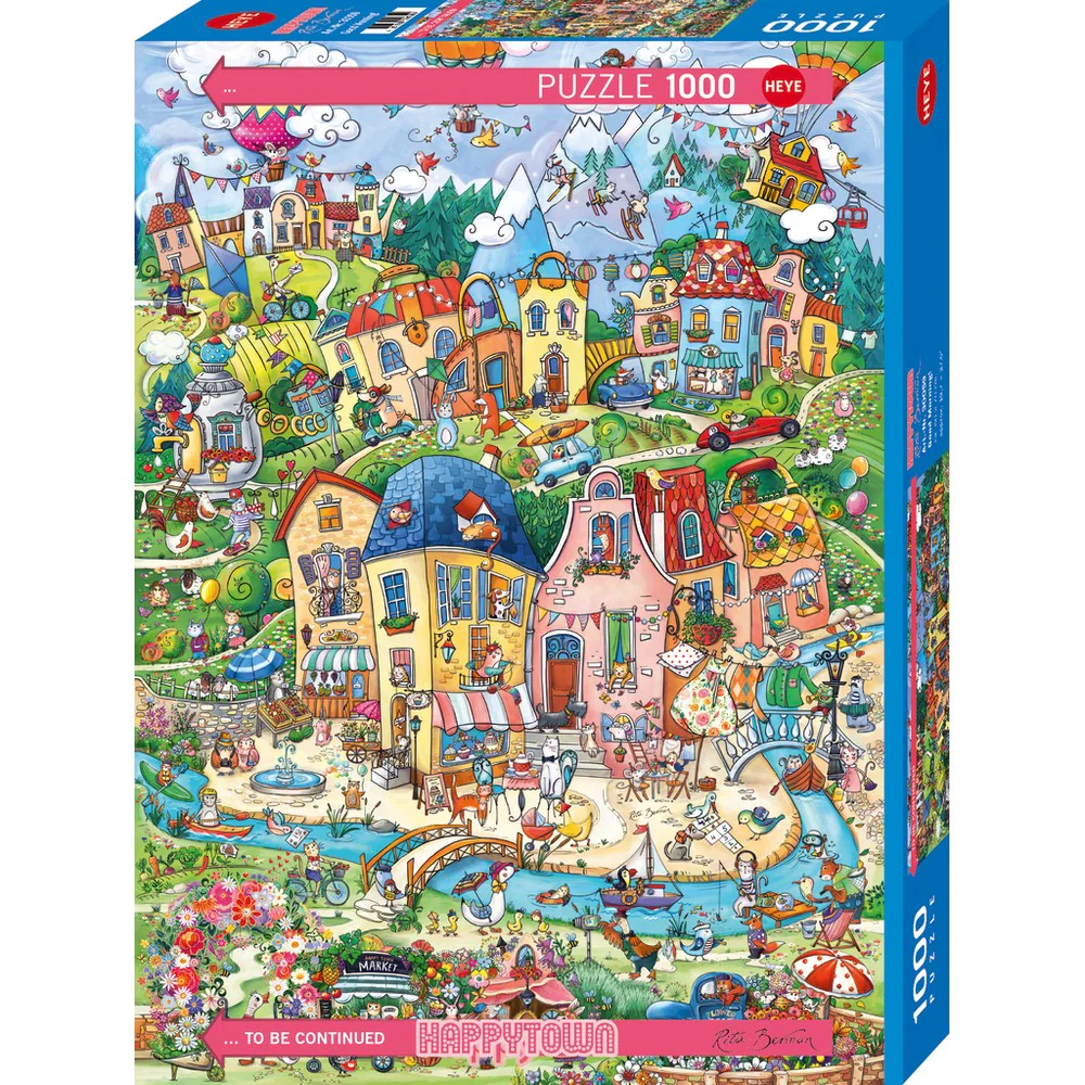 Heye - Happytown Good Morning 1000 Piece Puzzles