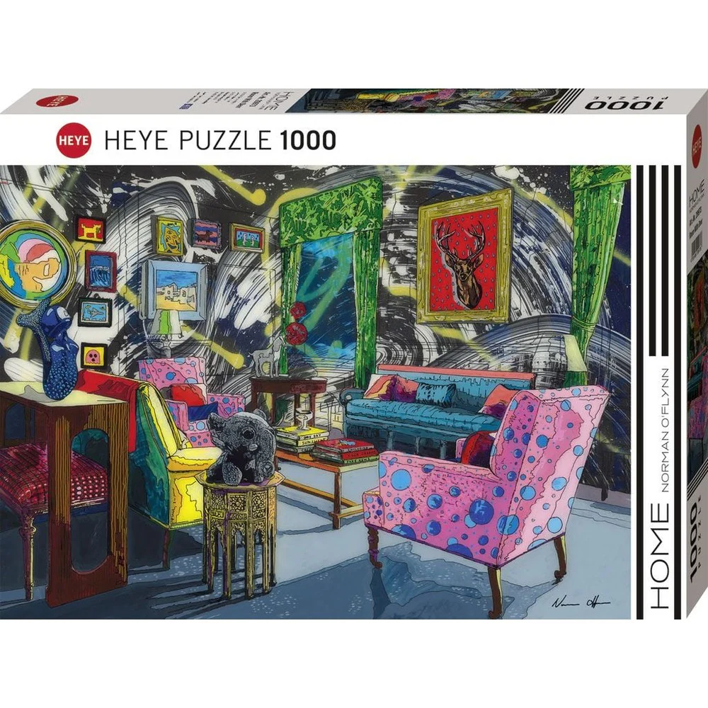Heye - Home -  Room With Deer 1000 Piece Puzzle