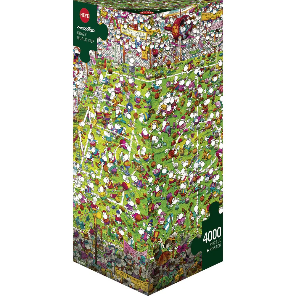 Heye - Mordillo - Crazy World Cup 4000 Piece Puzzle