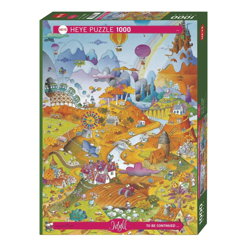 Heye - Mordillo -  Idyll Field 1000 Piece Puzzle