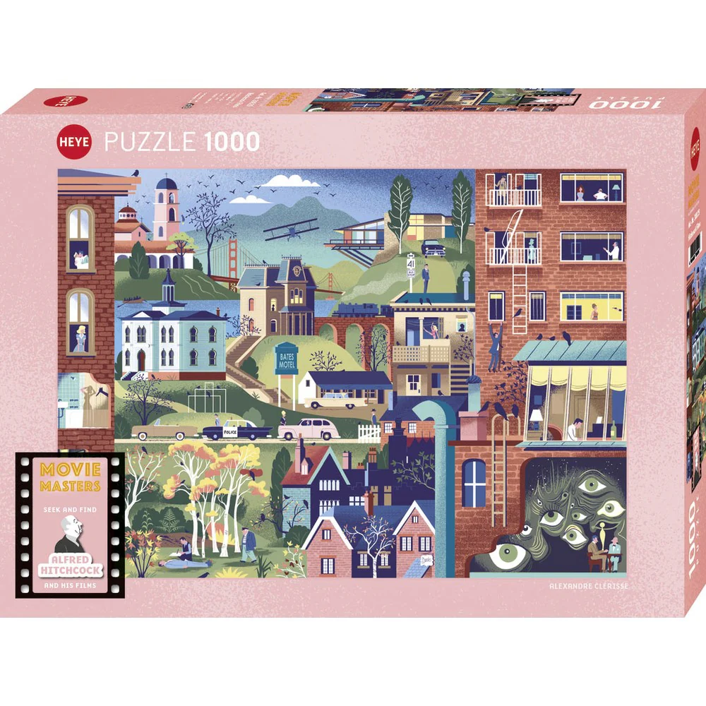 Heye - Movie Masters Hitchcock 1000 Piece Puzzle