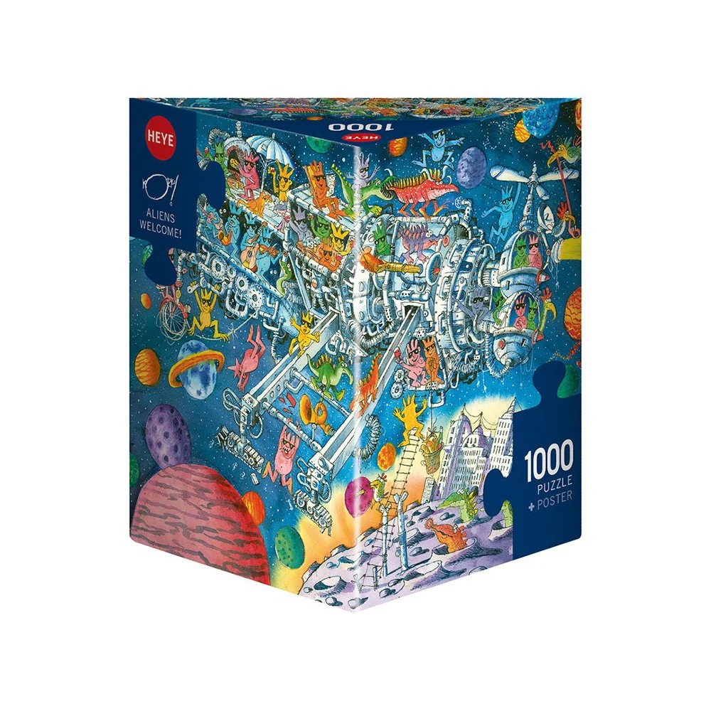 Heye - Paul -  Aliens Welcome 1000 Piece Puzzle
